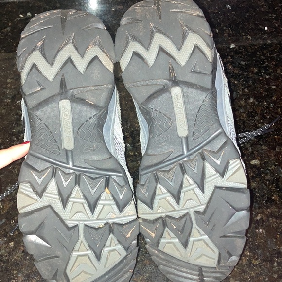 Hi Tec 8D Hiking Mountain Grey Black Shoes - Picture 10 of 10
